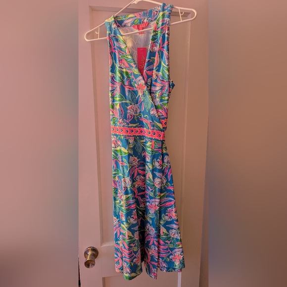 NWT Lilly Pulitzer Clancie Wrap Dress Size Large - Picture 3 of 5